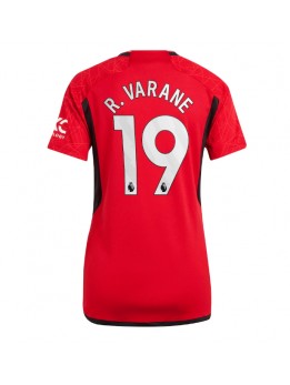 Ženski Nogometna dresi replika Manchester United Raphael Varane #19 Domači 2023-24 Kratek rokav